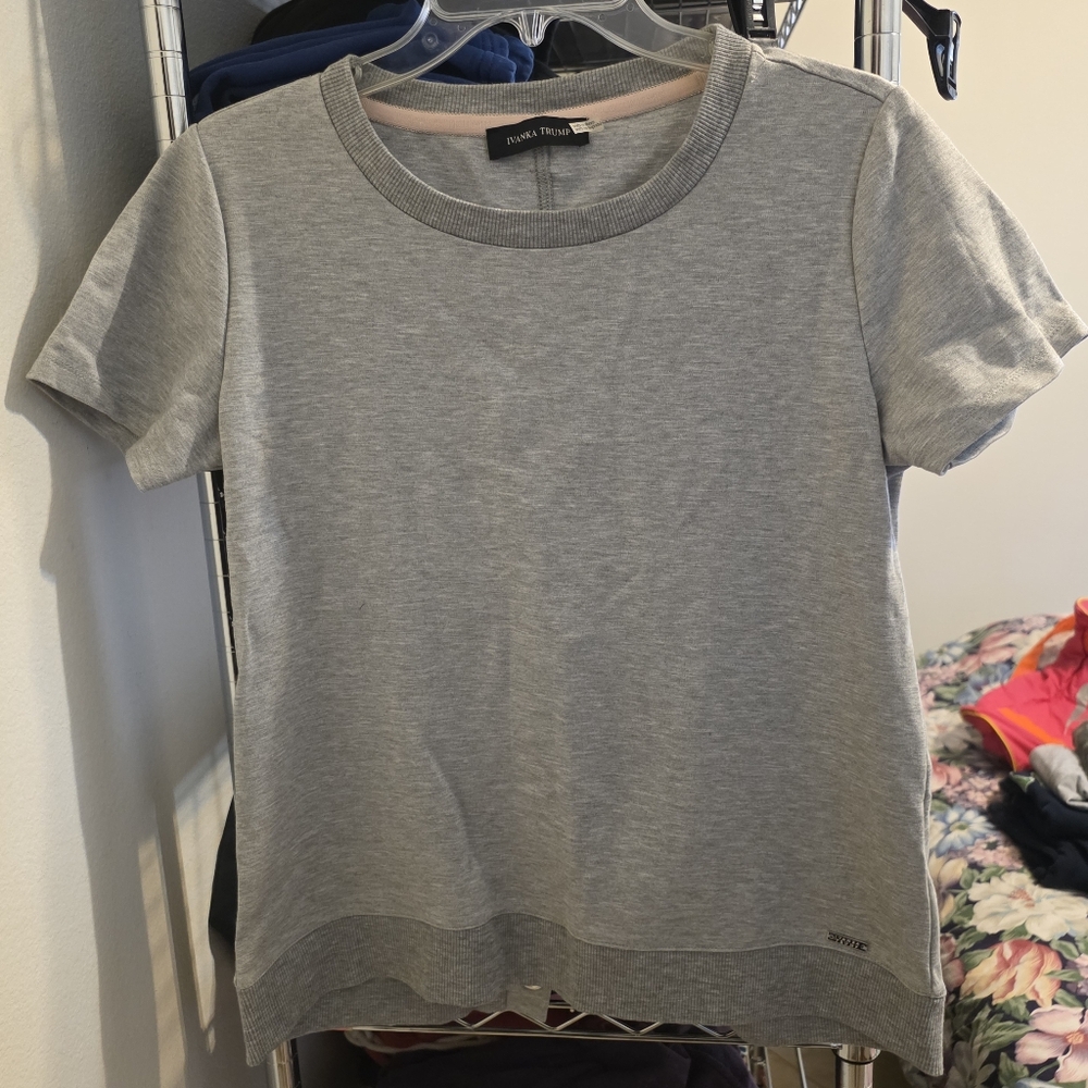 Ivanka Trump Gray Women's Top